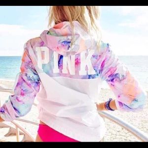 Victoria Secret watercolor anorak